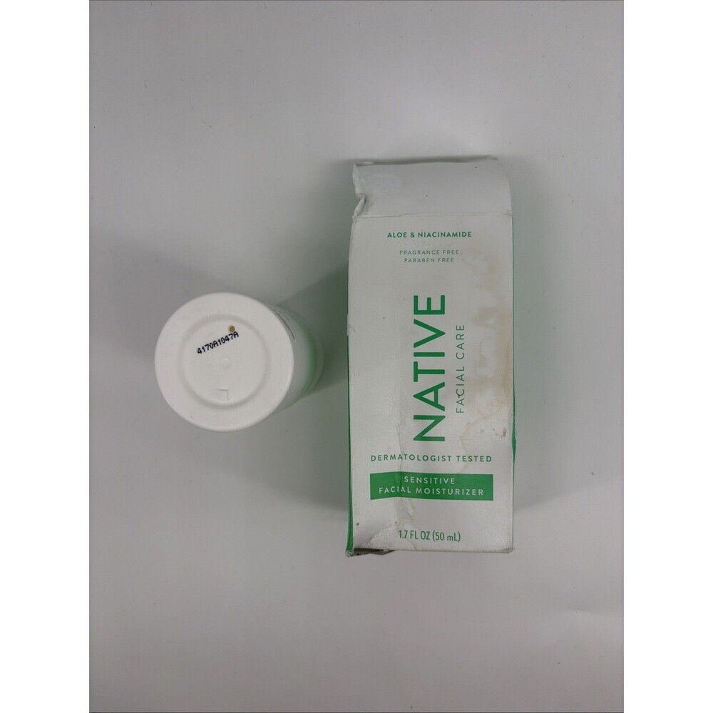 NIB Native Aloe & Vitamin B3 Niacinamide Sensitive Facial Moisturizer 1.7 fl oz - Picture 7 of 8